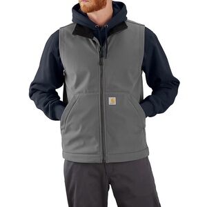 Carhartt Men’s Super Dux Gray Softshell Vest Size Large